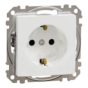 NEW SEDNA PRIZA 2P+E CU OBT ALB