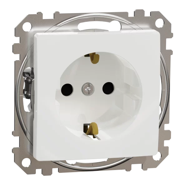 NEW SEDNA PRIZA 2P+E CU OBT ALB