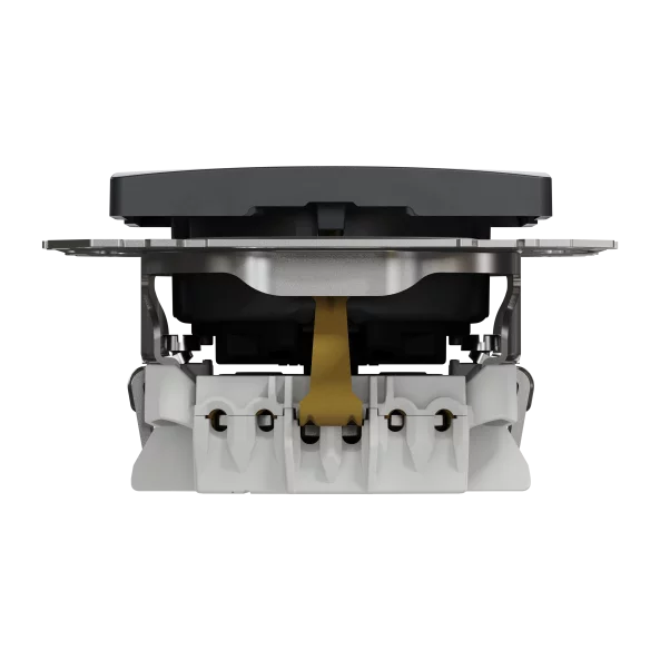NEW SEDNA PRIZA 2P+E CU OBT ANTRACIT