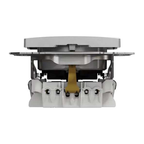 NEW SEDNA PRIZA 2P+E CU OBTURATOARE ALU