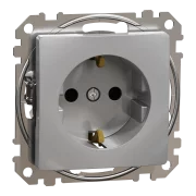 NEW SEDNA PRIZA 2P+E CU OBTURATOARE ALU