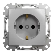 NEW SEDNA PRIZA 2P+E CU OBTURATOARE ALU