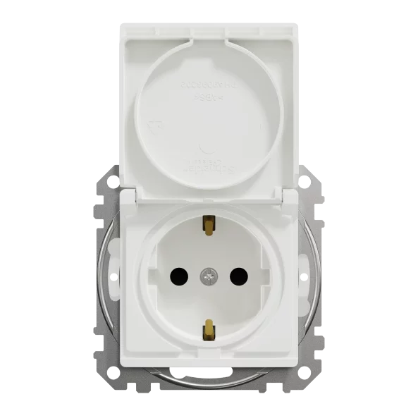 NEW SEDNA PRIZA 2P+E IP44 OBT+CAPAC ALB