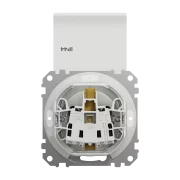 NEW SEDNA PRIZA 2P+E IP44 OBT+CAPAC ALB