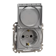 NEW SEDNA PRIZA 2P+E IP44 OBT+CAPAC ALU
