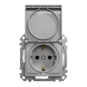 NEW SEDNA PRIZA 2P+E IP44 OBT+CAPAC ALU