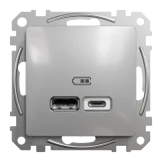 NEW SEDNA PRIZA INCARCARE USB A+C 2.4A ALU