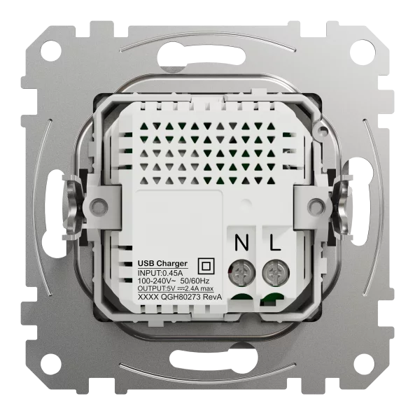 NEW SEDNA PRIZA INCARCARE USB A+C 2.4A ALU