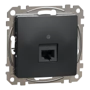NEW SEDNA PRIZA RJ45 CAT5E UTP ANTRACIT