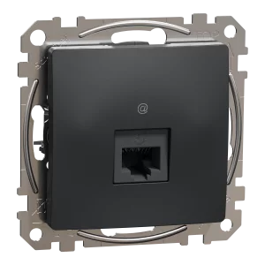 NEW SEDNA PRIZA RJ45 CAT5E UTP ANTRACIT