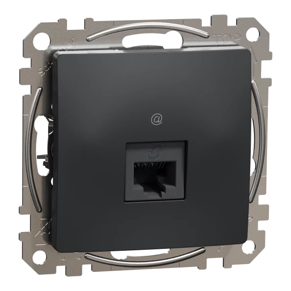 NEW SEDNA PRIZA RJ45 CAT5E UTP ANTRACIT