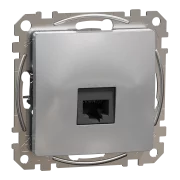 NEW SEDNA PRIZA RJ45 CAT6 UTP ALUMINIU