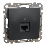 NEW SEDNA PRIZA RJ45 CAT6 UTP ANTRACIT