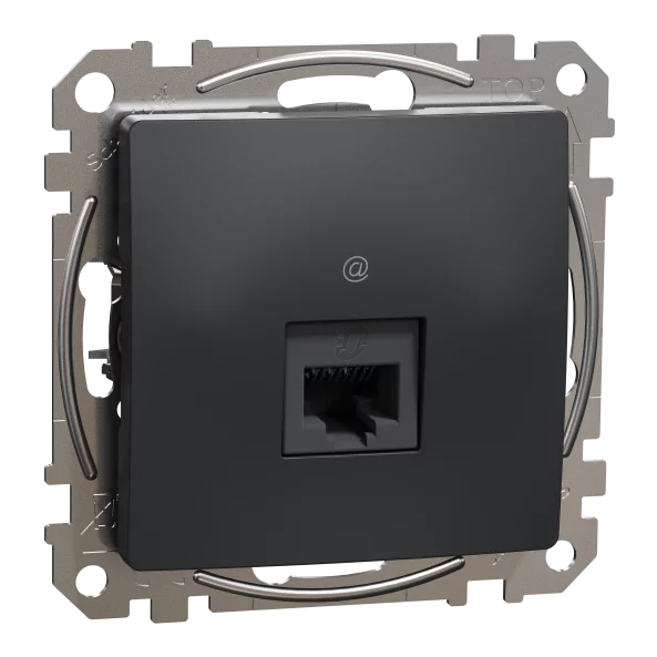 NEW SEDNA PRIZA RJ45 CAT6 UTP ANTRACIT