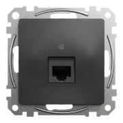 NEW SEDNA PRIZA RJ45 CAT6 UTP ANTRACIT