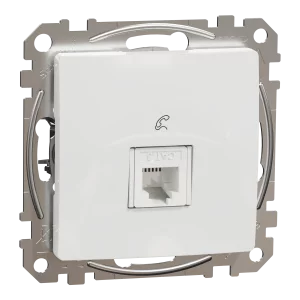 NEW SEDNA PRIZA TELEFON RJ11 ALB