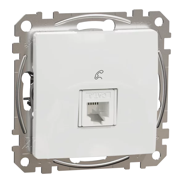 NEW SEDNA PRIZA TELEFON RJ11 ALB
