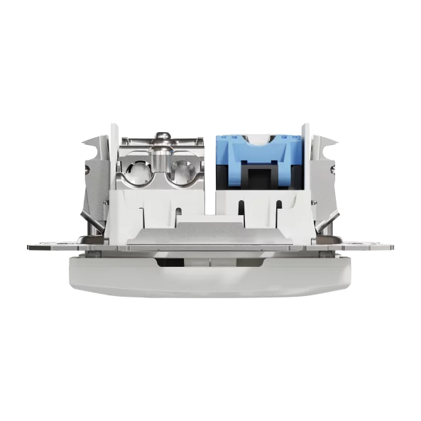 NEW SEDNA PRIZA TV+RJ45 CAT6 UTP ALB