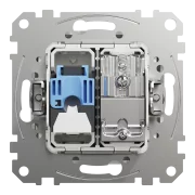 NEW SEDNA PRIZA TV+RJ45 CAT6 UTP ALB