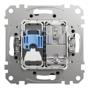NEW SEDNA PRIZA TV+RJ45 CAT6 UTP ANTRACIT