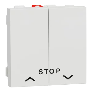 NEW UNICA INTRERUPATOR JALUZELE CU STOP 6A,2M ALB