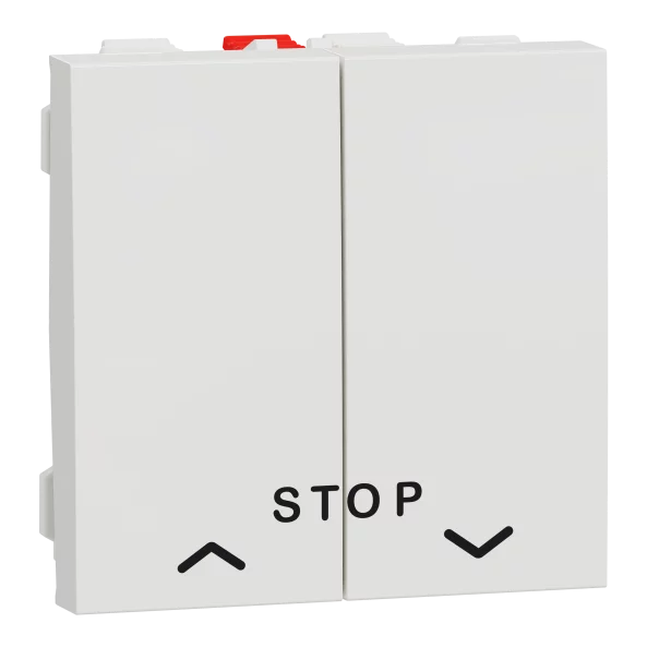 NEW UNICA INTRERUPATOR JALUZELE CU STOP 6A,2M ALB