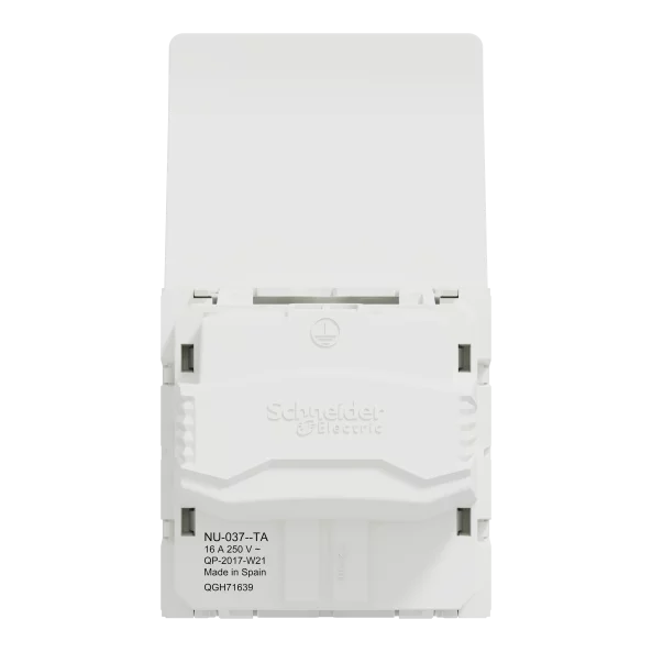 NEW UNICA PRIZA 2P+E 16A CAPAC,OBT. ALB