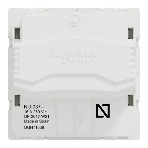 NEW UNICA PRIZA 2P+E 16A OBT. ALB