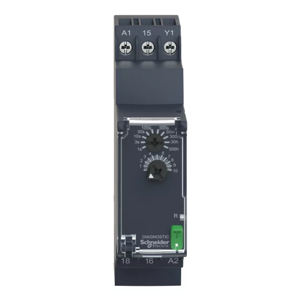RELEU TEMPORIZARE LA ACTIONARE 0.05S…300H 24…240V AC/DC 1C/O