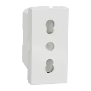NEW UNICA PRIZA ITALIANA 1M 16A 2P+E ALB