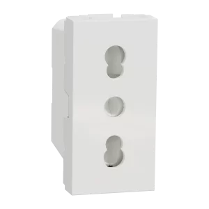NEW UNICA PRIZA ITALIANA 1M 16A 2P+E ALB