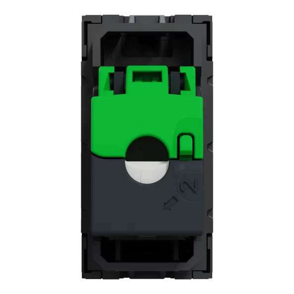 NEW UNICA PRIZA RJ45 CAT6 UTP 1M ANTRACIT