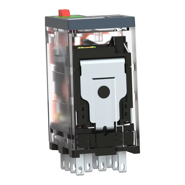 RELEU MINIATURA,24VAC,6A,4C/O,CU LED