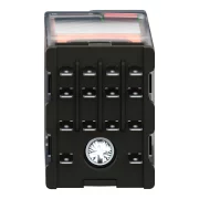 RELEU MINIATURA,24VAC,6A,4C/O,CU LED