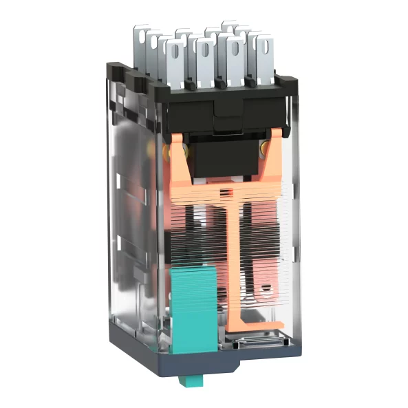 RELEU MINIATURA,24VDC,6A,4C/O,CU LED