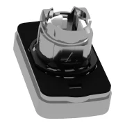 SE ZB4BW7A1724 CAP BUTON DUBLU LUMINOS ALB NEGRU