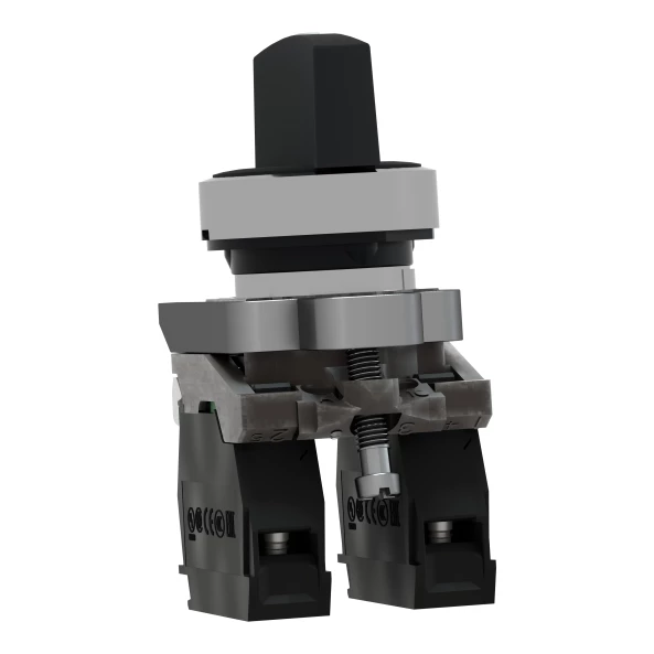 SELECTOR NEGRU CU REVENIRE,3POZ,2ND,600V
