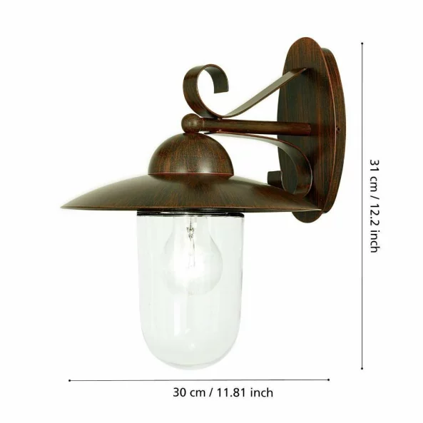 EGLO 83589 APLICA MILTON E27 IP44