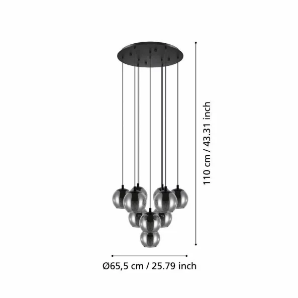 LUSTRA ARISCANI E27 10X40W 98654