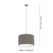 PENDUL PASTERI E27 1X60W 31574