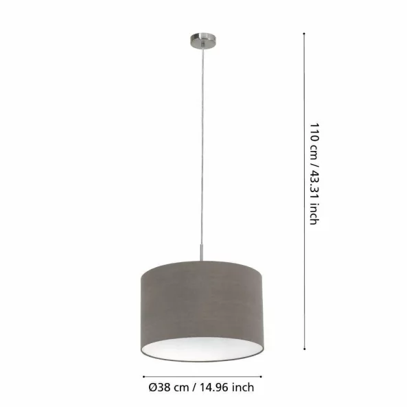 PENDUL PASTERI E27 1X60W 31574