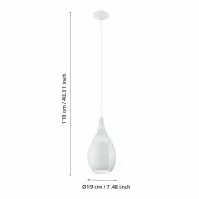 PENDUL RAZONI E27 1X60W 92251