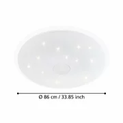 PLAFONIERA LANCIANO LED 56W 97738