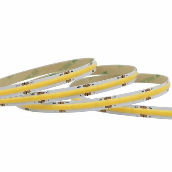 BANDA LED COB 5M 12W 24V 6500K 480L/M IP44 PRO