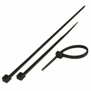 COLIERE NEGRE DIN NYLON 66 94V-2 UL 350X7,6MM (100BUC/PUNGA)
