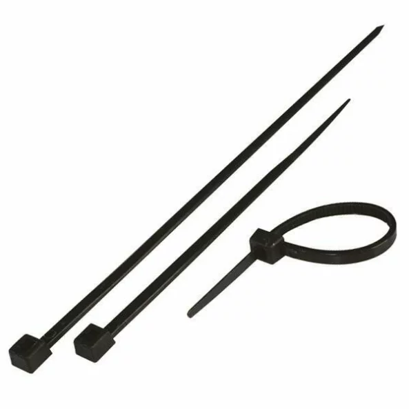 COLIERE NEGRE DIN NYLON 66 94V-2 UL 350X7,6MM (100BUC/PUNGA)