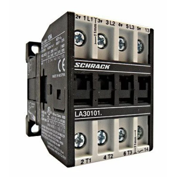 CONTACTOR 3POLI 11KW/22A AC3 32A AC1 1NO 24VD LA302215N