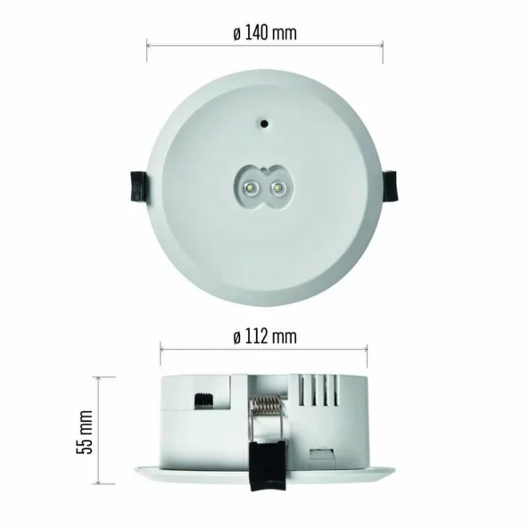CORP LED ILUMINAT SIGURANTA / URGENTA 3W 3H