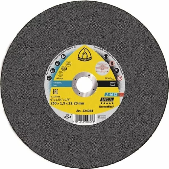 KLI 224084 DISC DEARE A 46 TZ 230 X 1.9 X 22.23
