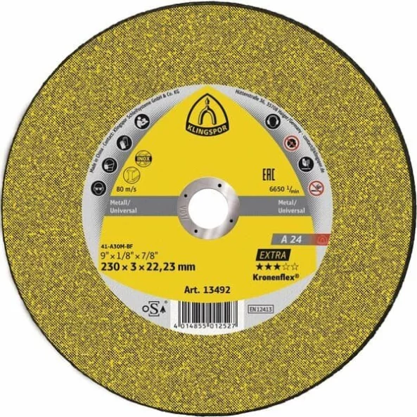 KLI 262937 DISC DEARE A 60 EX 125 X 1 X 22.23